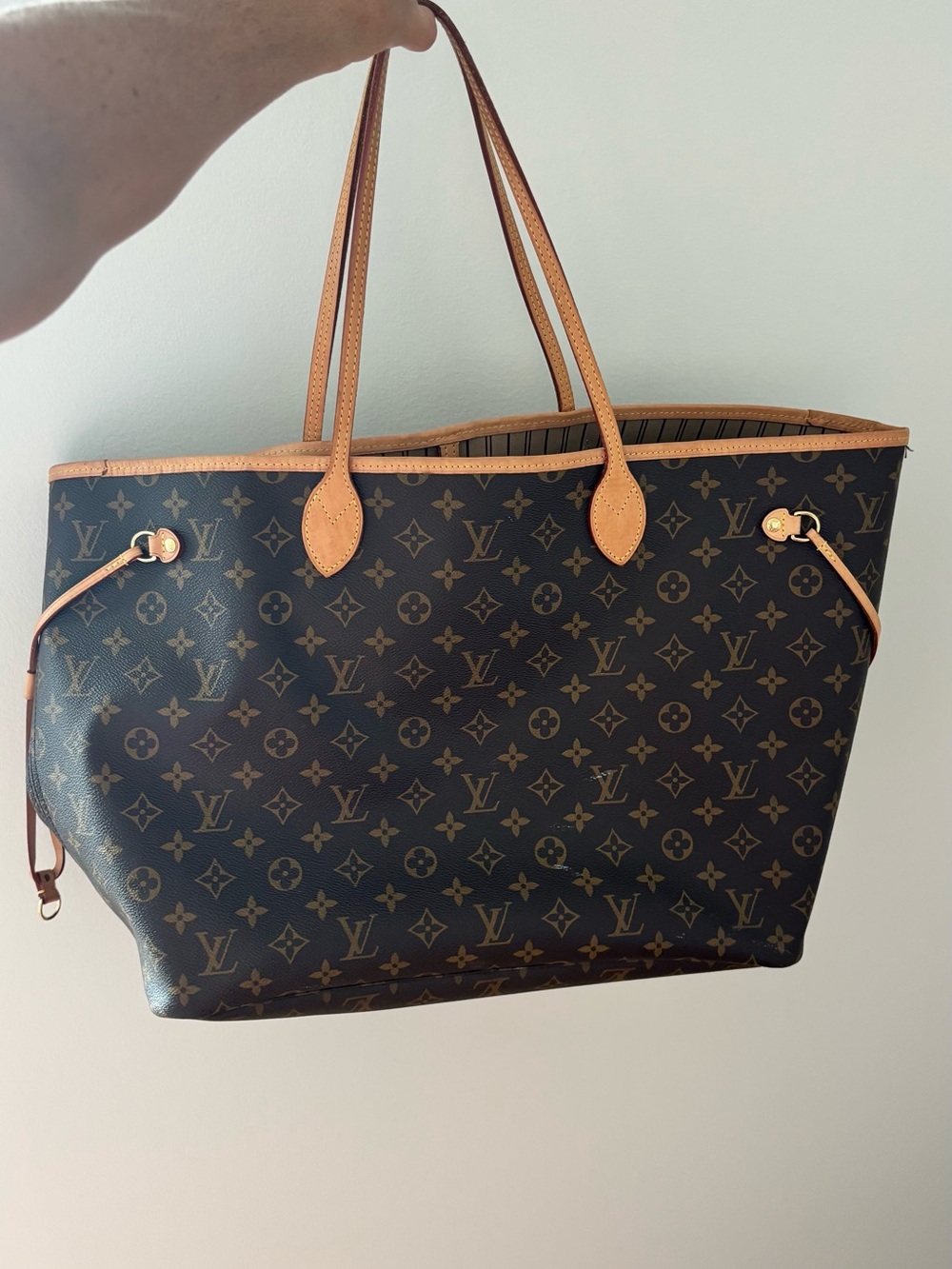 Louis Vuitton Monogram Canvas Tote with Vachetta Trim